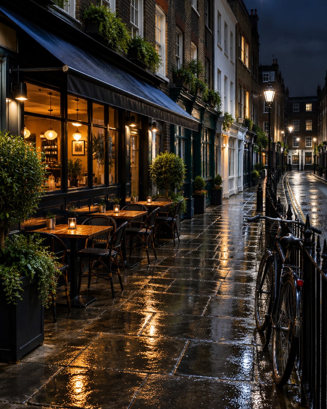 London — After rain